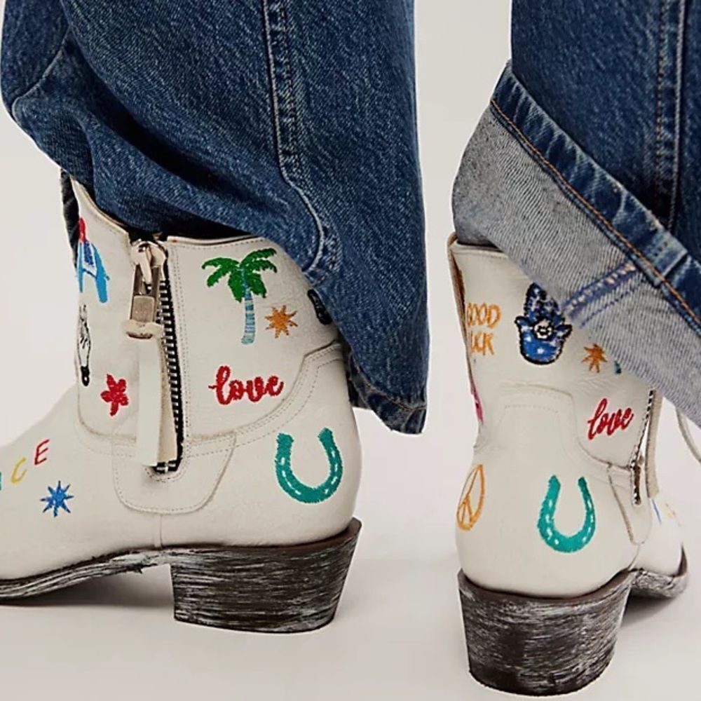 Free People x MEXICANA Scenic Route Embroidered Boots - Picture 8 of 17